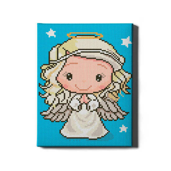 Deimantinė mozaika, Mažas angelas, 20x30, Oh-art, CJ273