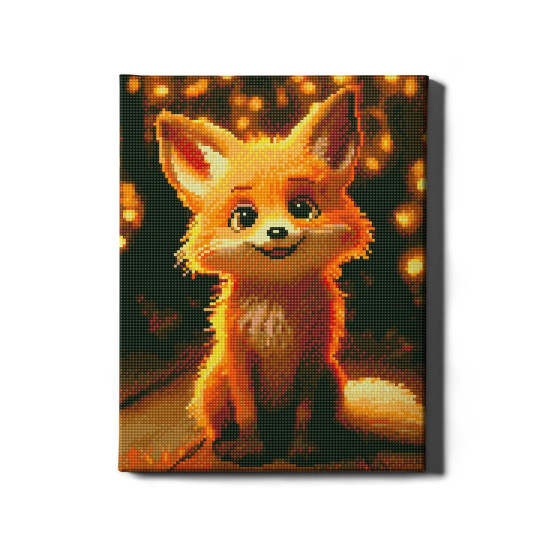 Diamond painting, Sweet Fox, 30x40, Oh-art, EJ1566