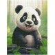 Timanttimaalaus, Mała panda, 30x40, Oh-art, EJ1570