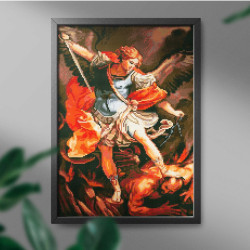 Dimanta mozaīka, Arhanģelis Mihails, 40x50, Oh-art, GJ6321