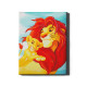 Deimantinė mozaika, Mufasa su Simba, 40x50, Oh-art, GJ6316