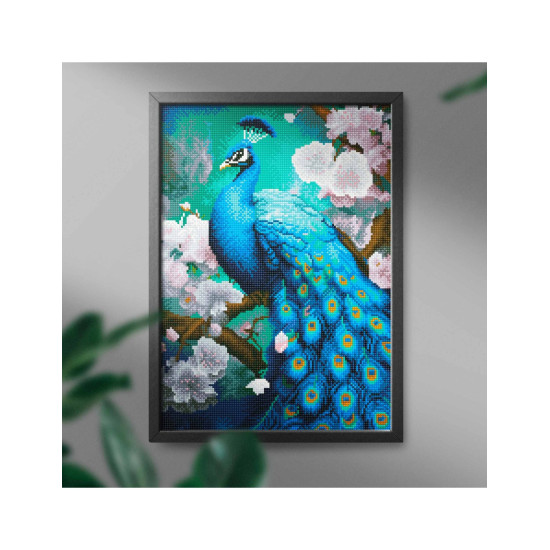 Dimanta mozaīka, Zilais pirksts, 40x50, Oh-art, GJ6333