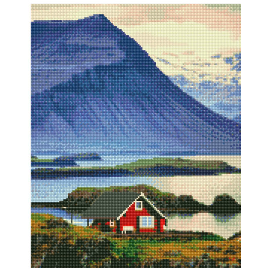 Dimanta mozaīka, Klusā vieta, 40x50, Oh-art, GJ6268