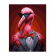 Glezna pēc numuriem, Flamingo Aizstāvis, 40x50, Oh-art, ANG727