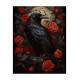 Painting by numbers, Crow and Rose, 40x50, Oh-art, ANG727