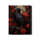 Painting by numbers, Crow and Rose, 40x50, Oh-art, ANG727