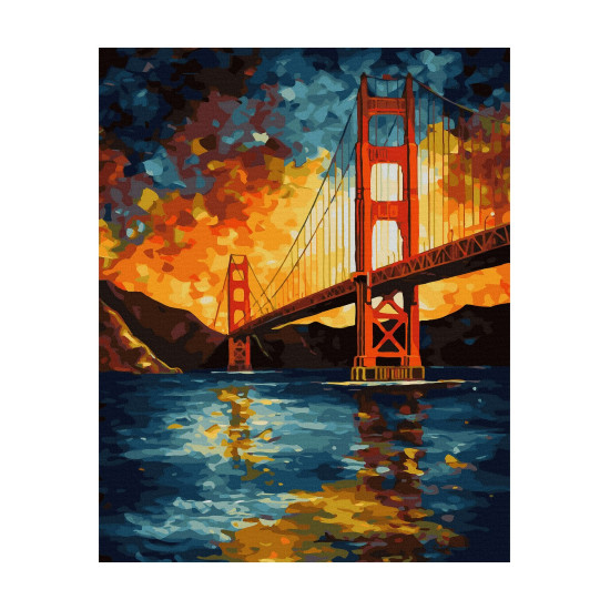 Glezna pēc numuriem, Sanfrancisko, 40x50, Oh-art, GX47171