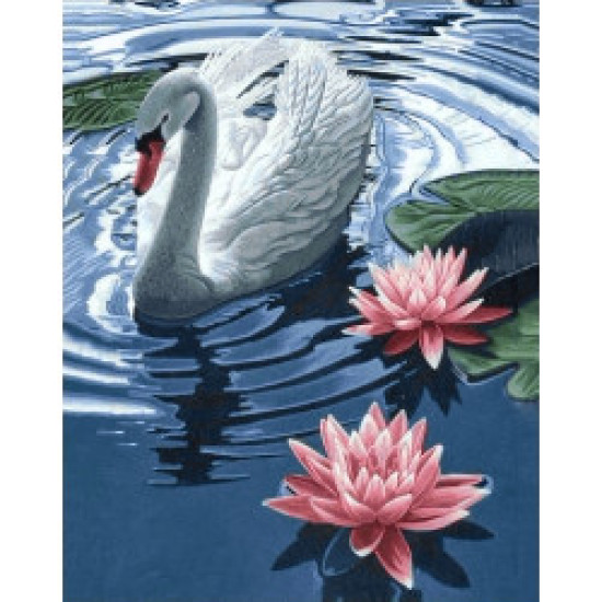 Timanttimaalaus, Prinsessa Joutsen, 38х48 cm, artkatalog, WD241