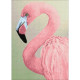 Dimanta mozaīka, Rozā Flamingo, 27х38 cm, artkatalog, WD232