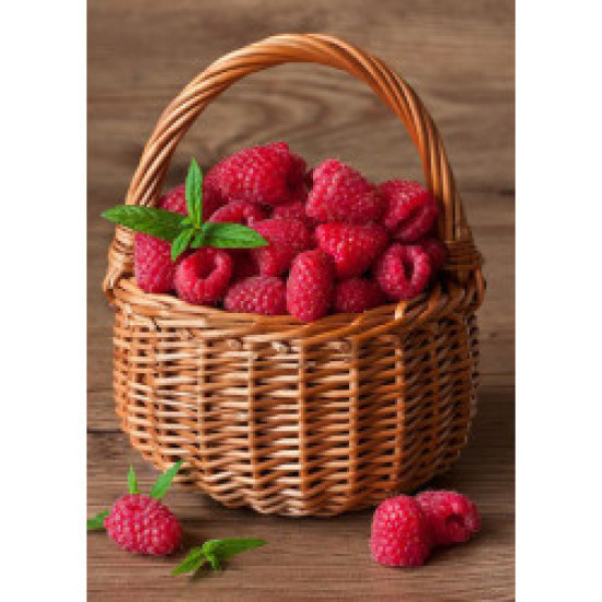 Dimanta mozaīka, Avene Grozs, 27х38 cm, artkatalog, WD252