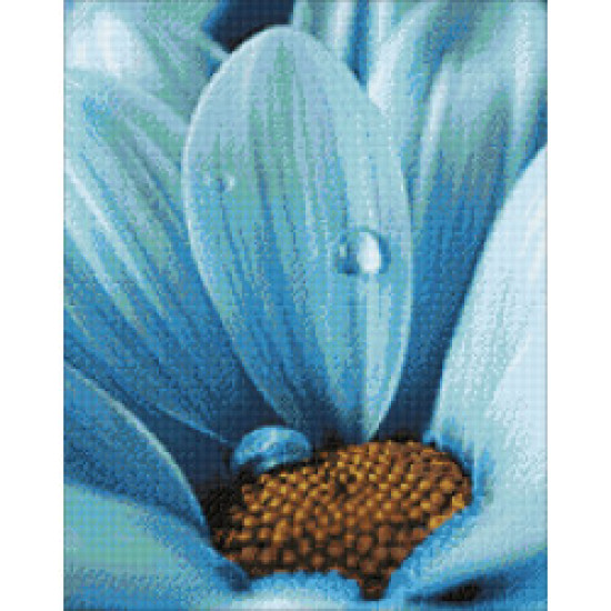 Deimantinė mozaika, Mėlynas Lašas, 38х48 cm, artkatalog, WD020