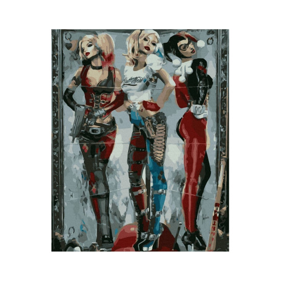 Glezna pēc numuriem, Harleja attēls, 40x50, Oh-art, GX41131