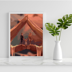 Glezna pēc numuriem, Laimīga ģimene, 40x50, Oh-art, GX41260