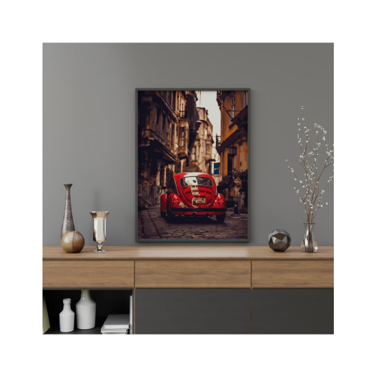 Tapymas pagal numerius, Raudonas automobilis, 40x50, Oh-art, ANG032