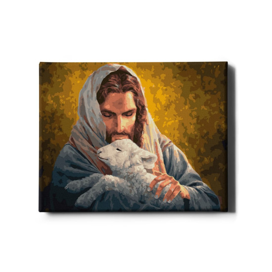 Painting by numbers, Little lamb, 40x50, Oh-art, ANG067
