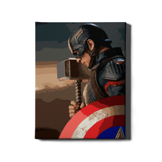 Painting by numbers, Superhero painting, 40x50, Oh-art, ANG090