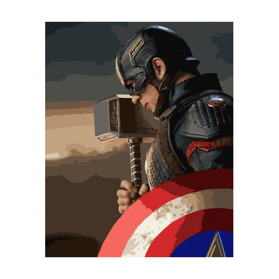 Painting by numbers, Superhero painting, 40x50, Oh-art, ANG090