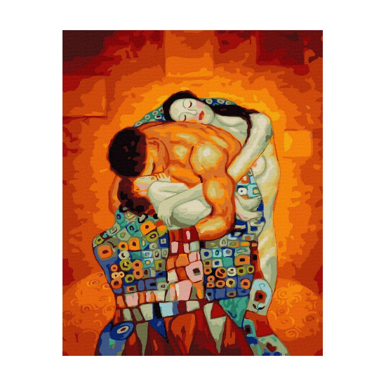 Glezna pēc numuriem, Visa ģimene, 40x50, Oh-art, GX23292