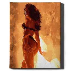 Painting by numbers, Beautiful woman, 40x50, Oh-art, GX43429
