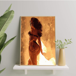 Painting by numbers, Beautiful woman, 40x50, Oh-art, GX43429