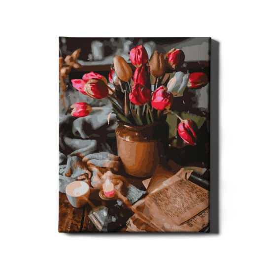 Glezna pēc numuriem, Tulpes no dārza, 40x50, Oh-art, GX43722