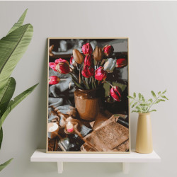 Glezna pēc numuriem, Tulpes no dārza, 40x50, Oh-art, GX43722