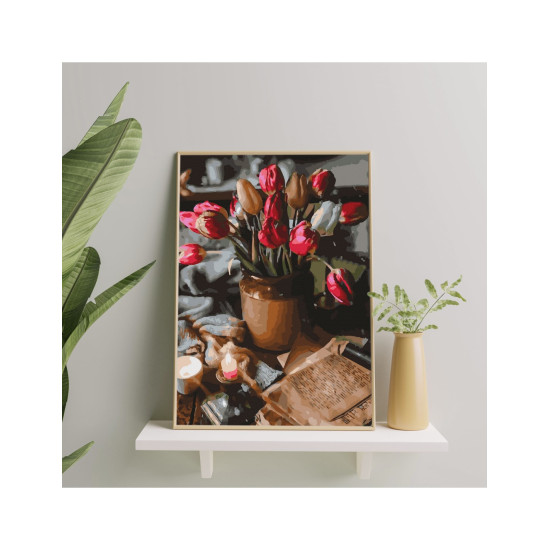 Glezna pēc numuriem, Tulpes no dārza, 40x50, Oh-art, GX43722
