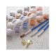 Glezna pēc numuriem, Daudzkrāsains kaķis, 40x50, Oh-art, ANG373