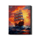 Tapymas pagal numerius, Laivas vidury nakties, 40x50, Oh-art, ANG549