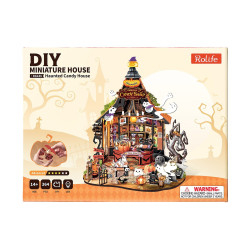 3D Miniatuurmaja komplekt, Haunted Candy House, robotime, DG186