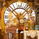 3Д Миниатюрный домик, Clockwise Clocks, robotime, DH104