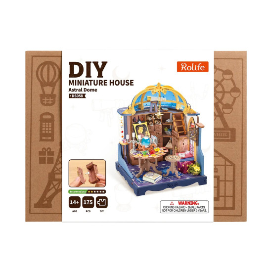 3D Miniatuurmaja komplekt, Astral Dome, robotime, DS058