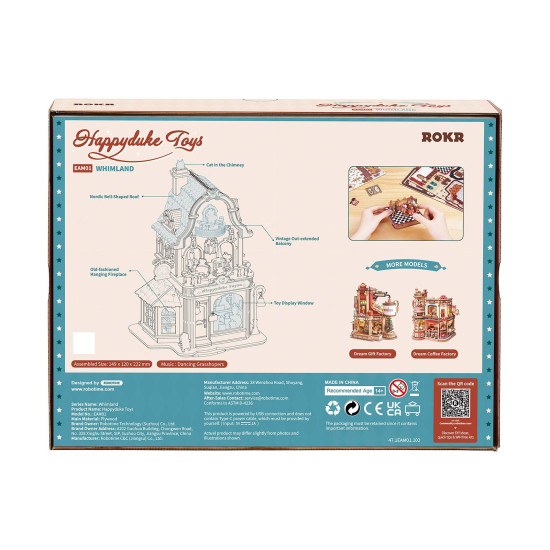 Koka 3D puzle, Happyduke Toys, robotime, EAM01