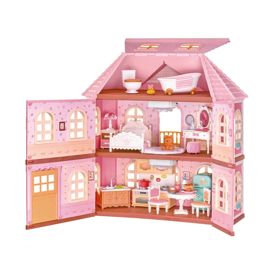 3D Miniatūrās mājas komplekts, Fairy Rose Cottage, robotime, HH001