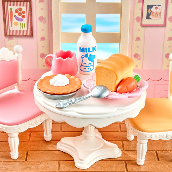 3D Miniatūrās mājas komplekts, Fairy Rose Cottage, robotime, HH001
