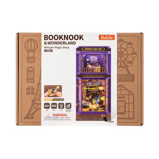 Knygų kampelis, Book Nook Whisper Magic Shop, robotime, TGB22