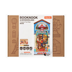 3D Miniature house kit, Book Nook Treasure Toy Shop, robotime, TGB23