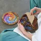 Koka puzle, Mandalas dāvanu komplekts #2, unidragon, Mandala Spiral Incarnation/M