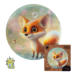 Koka puzle, Bubblezz Lapsa, unidragon, 4640157454446