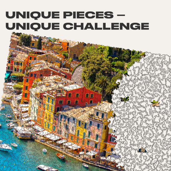 Koka puzle, Itāļu Rivjēra/Izmērs S, unidragon, Italian Riviera/KS