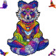 Medinė dėlionė, Emanating Raccoon/Dydis S, unidragon, Emanating Raccoon/M