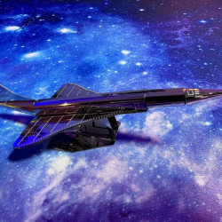 Metāla 3D modelis, Supersonic leģenda, metal-time, MT078