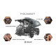 Металлическая 3д модель, Карьерный транспортер Mining Truck, metal-time, MT014