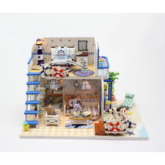 3D Miniatuurne nukumaja, Sinine rannik, Hongda, DMH-M032