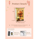 3D Miniatūra māja, Japānas Stila Sakura Brīvdienu Diy Grāmatu Nook, Hongda, DMH-M2211