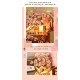 3D Miniatūra māja, Japānas Stila Sakura Brīvdienu Diy Grāmatu Nook, Hongda, DMH-M2211
