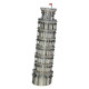 Metallinen 3d-malli, Pisan kalteva torni, piececool, HP180-SR