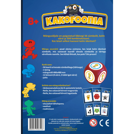 Lautapeli Terävin Silmä (8+, viroksi), PlayLand, L-212EE