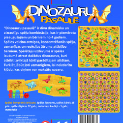 Lautapeli Dinosaurusten maailmassa (4+, latviaksi), PlayLand, L-251LV