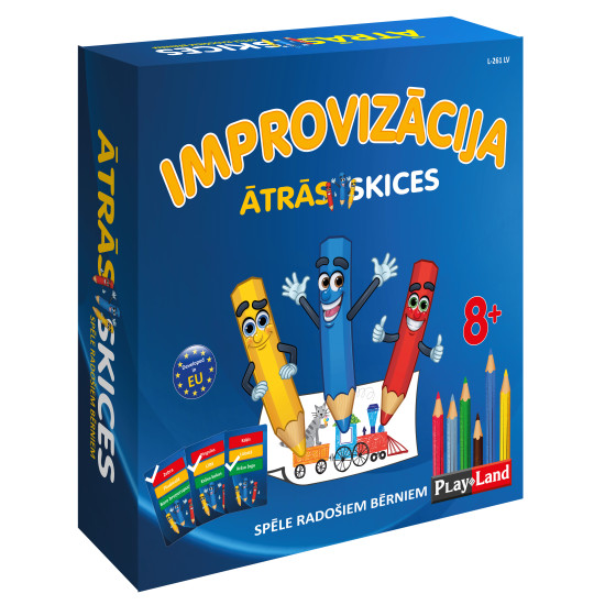 Galda spēļu improvizācija. Ātrā skice (8+, latviešu valodā), PlayLand, L-261LV
